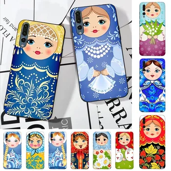 Сладки руски кукли Матрьошка калъф за телефон за Huawei P 8 9 10 20 30 40 50 Pro Lite Psmart Honor 10 lite 70 Mate 20lite