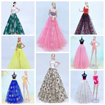 1/6 кукла дрехи 2бр/комплект цветни бански костюми за Барби рокля костюми бикини пола монокини бански 11.5