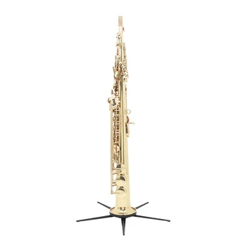 1 парче сопран саксофон стойка с пет крака саксофон скоба преносим сгъваем дървен инструмент саксофон аксесоари
