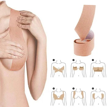 1 ролка 5M жени гърдите зърното капаци натиснете нагоре сутиен тяло невидим гърдата лифт лента лепило сутиени интимни секси Bralette пасти