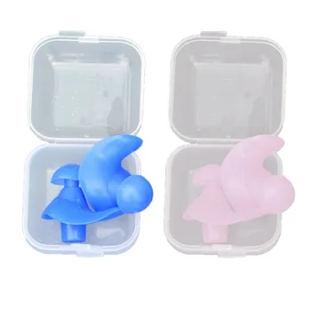 1 чифт водоустойчиви плувни силиконови тапи за уши за плуване Мека анти-шумова тапа за уши за възрастни деца плувци гореща продажба дропшипинг