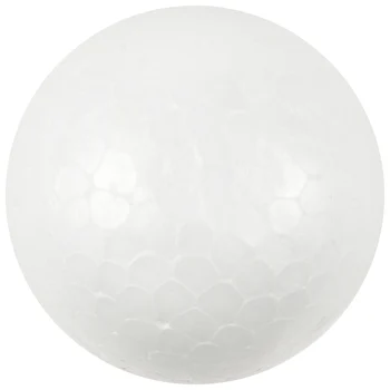 10 x коледна украса моделиране занаят полистирол пяна топка сфера 6cm---бял