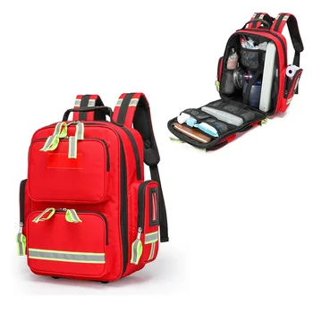 1000D Комплекти за първа помощ Аварийно-спасителна раница Голяма трайна медицинска класифицирана чанта за съхранение Комплект за оцеляване на открито за пътуване на къмпинг