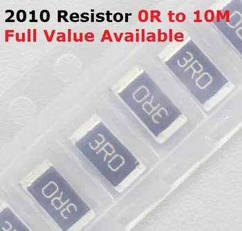 100PCS / лот SMD чип 2010 резистор 240K / 270K / 300K / 330K / 360K / Ohm 5% съпротивление 240 / 270 / 300 / 330 / 360 / K резистори безплатна доставка