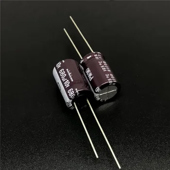 10pcs / 100pcs 680uF 10V NICHICON PM Series 10x16mm 10V680uF Super Low Impedance Дълъг живот алуминиев електролитен кондензатор