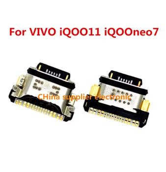 10pcs-200pcs за VIVO iQOO11 iQOOneo7 USB конектор за зареждане Plug Dock Socket Port