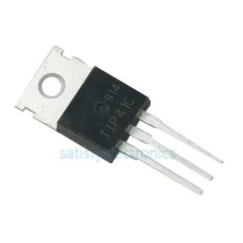 10pcs TIP41C TIP41 NPN транзистор TO-220 NEW