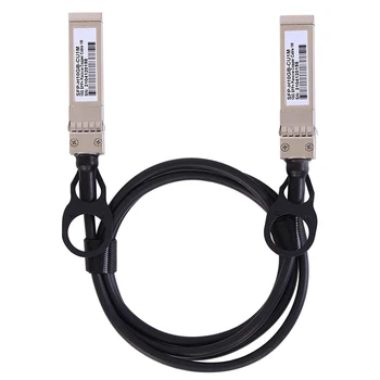 10X 10G SFP + Twinax кабел, директно свързване на мед (DAC) 10GBASE SFP пасивен кабел за SFP-H10GB-CU1M, Ubiquiti, D-Link (1M)