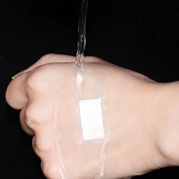  120pcs / комплект водоустойчива лента помощ прозрачни медицински ленти рана мазилка за първа помощ превръзка кръпка лепило превръзки 72x19mm