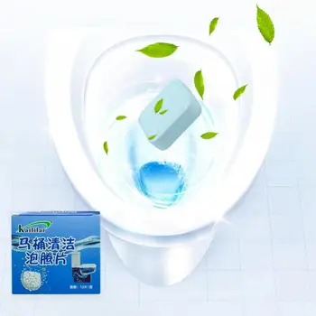 12pcs тоалетна чиния чисти таблетки автоматично с белина тоалетна чиния чисти тоалетни декалциране дезодориращи жълти петна почистване