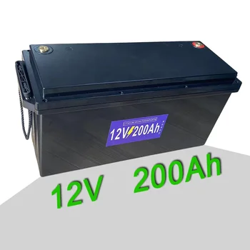12V 200AH LiFePO4 батерия Слънчева енергия за съхранение на яхта робот