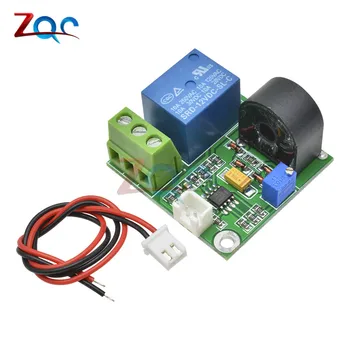 12V AC модул за откриване на ток AC сензорен модул за ток 0 -5A Превключване с 1 канално реле & Connect Wire