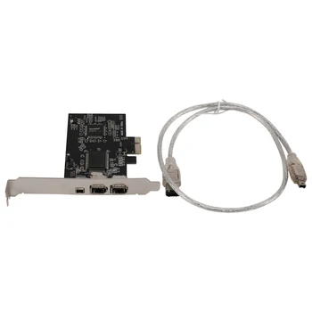  1394 Firewire карта, PCIe 3 порта 1394A Firewire разширителна карта, PCI към външен IEEE 1394 адаптер контролер