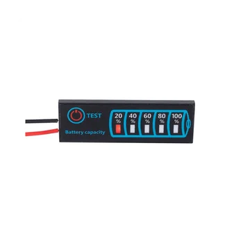 18650 - Литиево 5-30V оловно-киселинна батерия индикатор индикатор тестер LCD дисплей метър модул капацитет напрежение метър