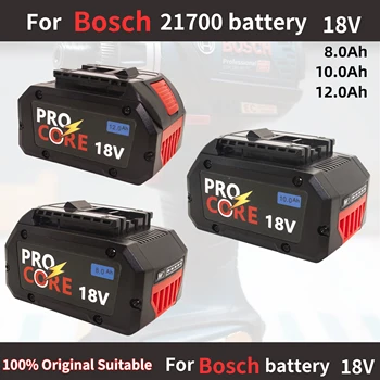 18V батерия 8.0Ah~12.0Ah за електрическа бормашина Bosch 18V акумулаторна литиево-йонна батерия BAT609 BAT609G BAT618 BAT618G BAT614