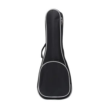 1pc 21 инча Оксфорд кърпа малка китара чанта китара случай с джобове водоустойчив за деца (черен)