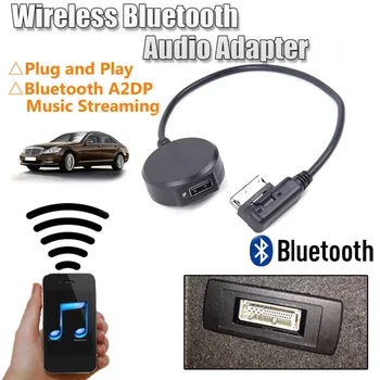 1pc интерфейс безжичен Bluetooth5.0 адаптер USB музика AUX кабел пластмаса за Mercedes за Benz мини кола електроника аксесоари