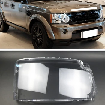 1pcs капак на обектива на фаровете за Land Rover Discovery 4 LR4 2010-2013 Ясен фар черупка предна глава светлина лампа капачка случай абажур
