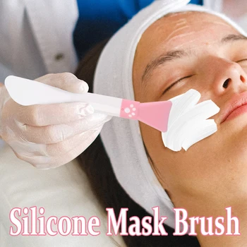 1Pcs Силиконен маска за лице четка Многофункционални четки за лице Професионални инструменти за грим Лесен за почистване DIY козметични инструменти за красота