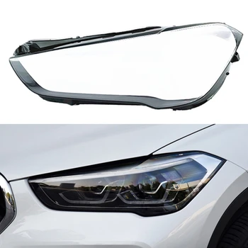 1Set кола прозрачен абажур главата светлина лампа капак очила лампа сянка фар черупка капак обектив за -BMW X1 F49 2020 2021