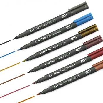1бр Мек връх акрилна маркировка 12 цвята контуриращи писалки DIY живопис графити маркиране PA-106