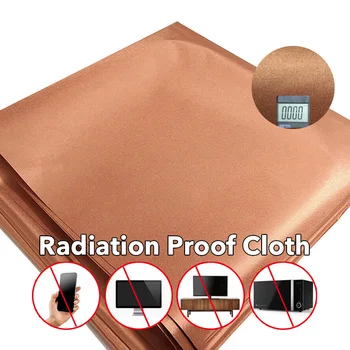 200cm Фарадеев плат Антирадиационна проводима медна кърпа щит EMF / EMI защитен материал Блокиране на RFID / RF щитове сигнали