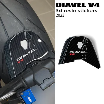 2023 Diavel V4 мотоциклети аксесоари регистрационен номер площ протектор 3D епоксидна смола стикер комплект за Ducati Diavel V4 2023-