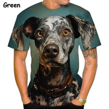 2024 Нова сладка 3d отпечатана кучешка графична тениска Мъже/жени Ежедневна тениска с кръгло деколте Дишаща бързосъхнеща лятна тениска