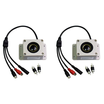 2X микрофон високоговорител устройство за сигурност камера водоустойчив за IP камера аудио запис двупосочно радио интерфон