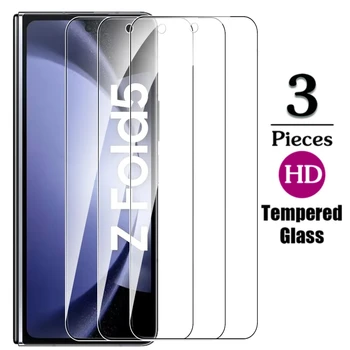 3/1Pcs Закалено стъкло против разбиване за Samsung Galaxy Z Fold 5 Fold5 5G протектор за външен екран ZFold5 Case friendly Film Guard