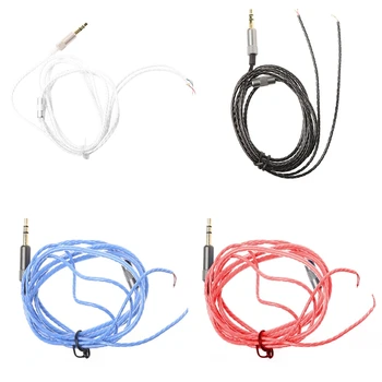  3.5mm DIY кабел 2.5mm диаметър на основната линия Кабели за поддръжка на слушалки