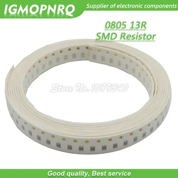300pcs 0805 SMD резистор 13 ома чип резистор 1/8W 13R ома 0805-13R