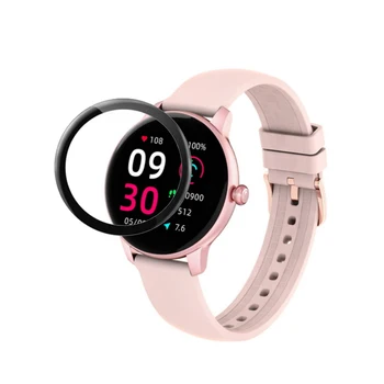 3D извита пълна мека защита на покритието на защитния филм за Xiaomi Imilab Smart Watch W11 Дамски спортен смарт часовник екран протектор