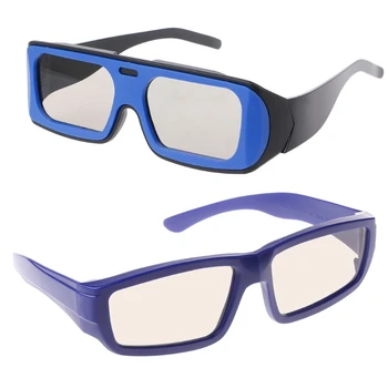 3D очила Прости 3D очила 3D филмова игра Кино Сгъваема ръка дизайн поляризирани пасивни 3D очила подпори