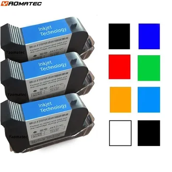 3pcs JS12 600DPI Premier A Level Handheld Printer Fast Dry Eco Solvent Print Height 12.7mm Inkjet Printer Colorful Ink Cartridge