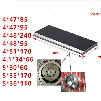 4mm-5mm дебелина вакуумна помпа Carbon Blade вакуумна помпа Специализирана лопатка персонализиране размер вакуум въглеродна лопатка