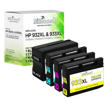 4PK 932 XL 933 XL Комбиниран пакет за подмяна на касета с мастило за HP Officejet 7110 6700 6100 6600 7510 7612 7610 Мастиленоструен