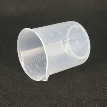 500ml Пластмасова полипропиленова PP измервателна чаша Лабораторна кухня с чучур