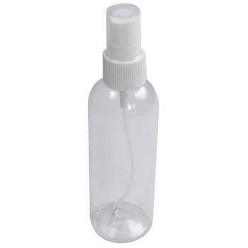 50PCS 100 мл прозрачен пластмасов парфюм пулверизатор малък мини празен спрей за многократна употреба бутилка пътуване бутилки комплект