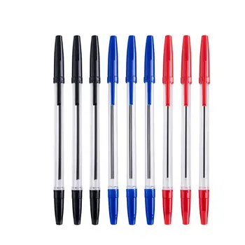 5PCS 1mm химикалка топка точка писалки деца училище офис консумативи дълготраен 3 цвята пластмасови дъга писалка високо качество