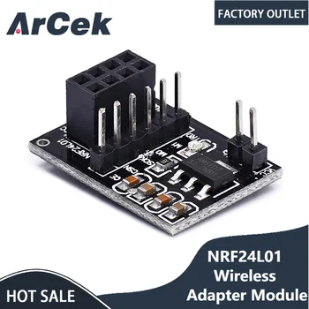 5pcs NRF24L01 Модул за безжичен адаптер 3.3V Нов адаптер за гнездо за 8Pin за Arduino робот кола 24L01 безжичен модул