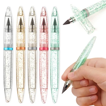5pcs Без мастило Pen Магически моливи Нова технология Неограничен молив за писане Арт скица Инструмент за рисуване Подаръци за деца новост