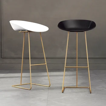 65/70/75cm Nordic бар стол минималистичен модерен ресторант офис трапезария мебели комплект ковано желязо творчески
