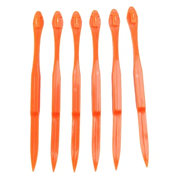 6PCS Лесна оранжева цитрусова белачка в ярко оранжев цвят кухненски инструмент