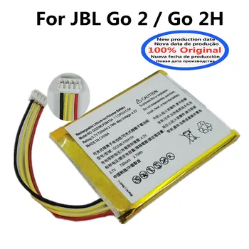 730mAh 100% оригинална батерия за високоговорители за JBL Go 2 Go2 / Go 2h Go2h MLP28415 Специално издание Bluetooth аудио Bateria Batteri