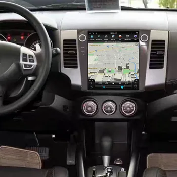 Android Tesla Carplay екран 256G за Mitsubishi Outlander 2006-2009 2010 2011 кола мултимедиен плейър GPS единица аудио радио стерео