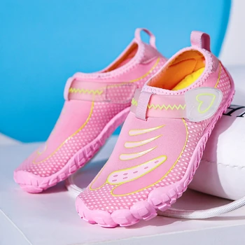 Aqua водни обувки Детски Slipstop Бързи сухи плажни обувки за момчета момичета Chaussure Plage Enfant Waterschoenen Kinderen