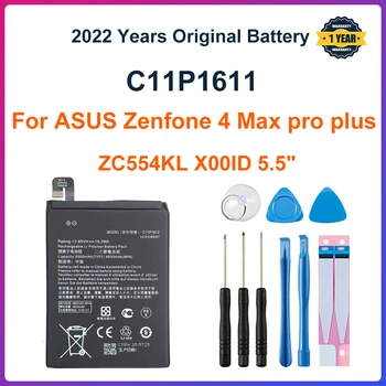 ASUS C11P1612 Оригинална батерия за ASUS Zenfone 4 Max pro plus ZC554KL X00ID 5.5