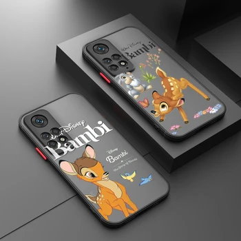 Bambi аниме сладък за Xiaomi Redmi Забележка 12 Turbo Speed 11 10 9 Pro Plus Max 4G 5G матирано полупрозрачно твърдо калъф за телефон Fundas