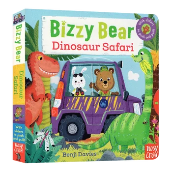 Bizzy Bear Dinosaur Safari, Детски книги на възраст 3 4 5 6, английски книжки с картинки, 9780763681708